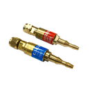 Safety valve for 1/4 "brazing torch handle with 5-8 mm hose connection Gas or Oxygen OXYTURBO