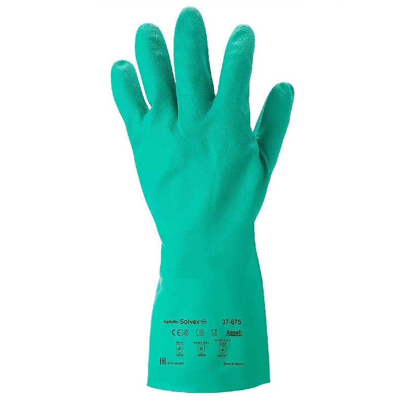 Gloves Ansell Solvex 37-675 for acids size 10
