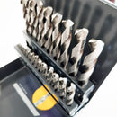 Serie di 25 punte HSS-Cobalto per trapano avvitatore 1-13mm acciaio carbonio inox alluminio ferro zincato