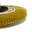 Spazzola Bristle con perno 3M Scotch-Brite Cubitron BB-ZS in Ossido di alluminio gr 80 - Tecnista