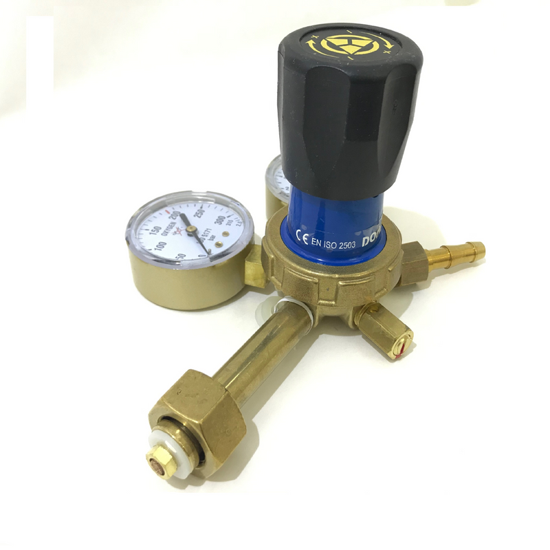 Oxygen pressure reducer for clamping torch CE mark