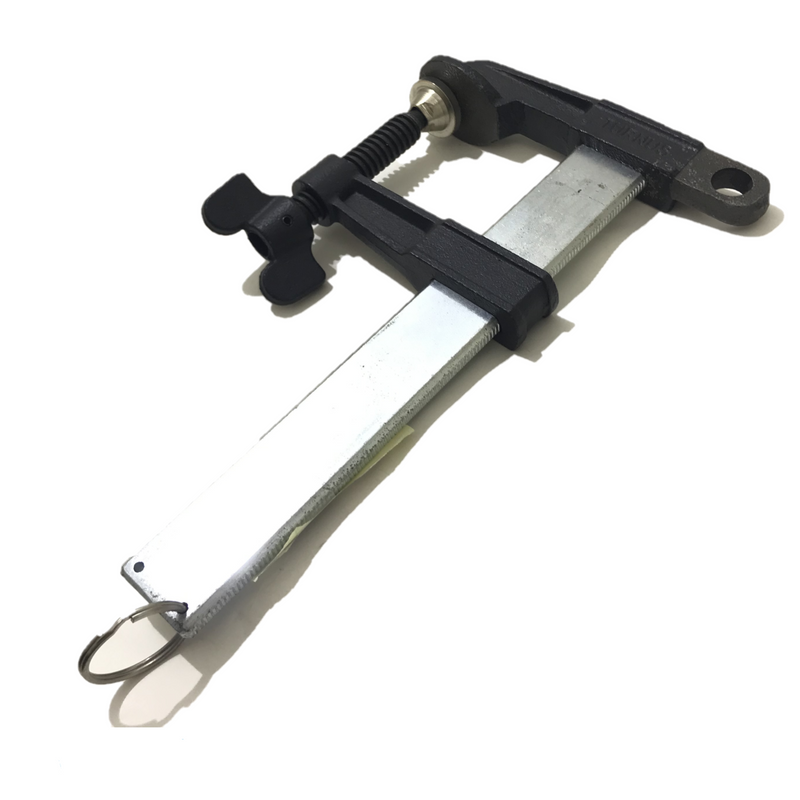 Adjustable welder clamp up to 150 mm and 600 amps
