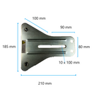 Supporto appoggio braccio saldatore saldatura TIG regolabile 360° Strong Hand