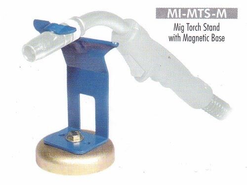 Magnetic support for mig torch torches