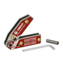 Supporto Magnetico Magnete Regolabile per Saldatura tenuta 12 kg rosso Helvi