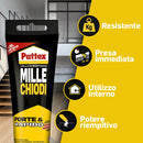 Pattex Millechiodi Forte & Rapido adesivo colla di montaggio tubetto da 250 gr. per sostituire chiodi o tasselli adatto per legno, vetroresina, muro, sughero