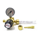 Harris pressure reducer for Argon mixture / CO2 zero compensation flow meter