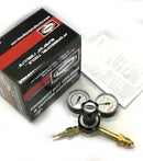 Riduttore-di-pressione-a-due-manometri-gas-ARGON-ARGON/CO2-professionale-per-bombole-ricaricabili-di-argon-argon/co2-HARRIS-ORIGINALE-801D-7-anni-di-garanzia