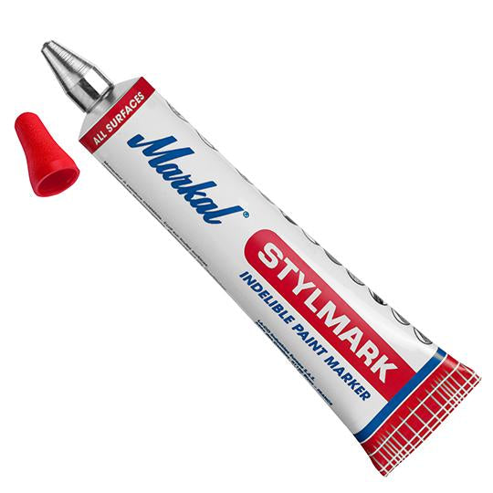 Red marker for sheets, tube metal Stylmark Markal
