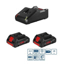 Set 2 batterie 18v 4,0 Ah con stazione di ricarica BOSCH - Tecnista
