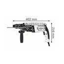 Bosch-tassellatore-martello-perforatore-a-filo-ATTACCO-SDS-PLUS-da-880W-a-doppio-mandrino-BOSCH-GBH-2-28-F-PROFESSIONAL