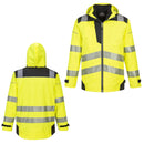 Giacca-calda-antipioggia-idrorepellente-ALTA-VISIBILITA'-3in1-GIALLO-dalla-taglia-S-alla-4XL-PORTWEST-PW365