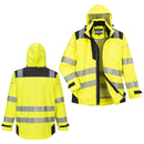 Giacca-calda-antipioggia-idrorepellente-ALTA-VISIBILITA'-3in1-GIALLO-dalla-taglia-S-alla-4XL-PORTWEST-PW365