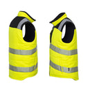 gilet-imbottito-alta-visibilità-giallo-o-nero-REVERSIBILE-taglie-da-S-a-3XL-PORTWEST-PW374
