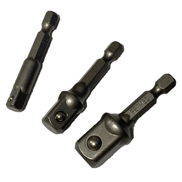 Set Adattatore Presa Gambo Esadecimale A 1/4"" 3/8"" 1/2 - Foto 12