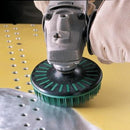 3M-Scotch-Brite-Disco-Bristle-d.115mm-BD-ZB-24537-con-platorello-incorporato-grana-50X - Tecnista