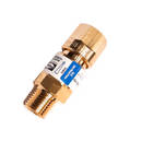 Valvola non ritorno SICUREZZA Ossigeno attacco 1/4" per Impugnatura Cannello