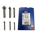 Serie da 6 svasatori HSS a 3 taglienti a 90° LTF - Tecnista