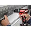 Trapano avvitatore compatto con 3 batterie 12 V 30 Nm MILWAUKEE M12 BDD-153C