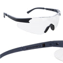 Transparent curved light safety glasses and resistant Portwest PW17