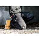 Pantaloni da lavoro da uomo multitasche colore Nero T. S - 2XL PORTWEST T602
