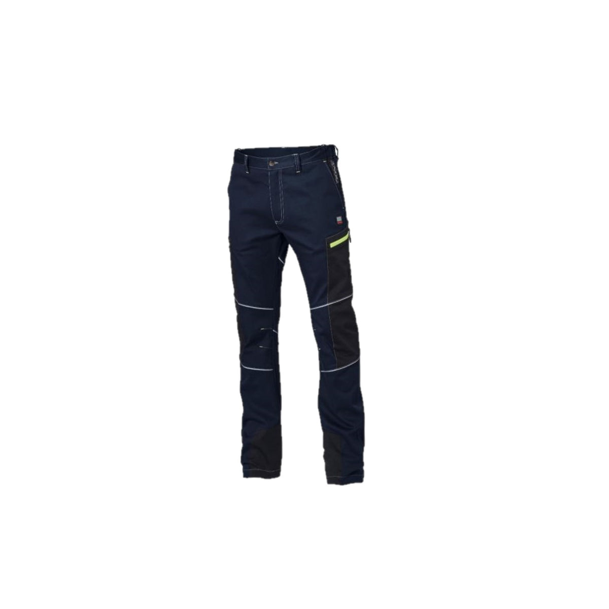 IBEX S3 Pantaloni Cargo Da Lavoro Uomo – Resistenti, Multitasca, Cotone E Poliestere (Blu Navy, 52 Lungo)