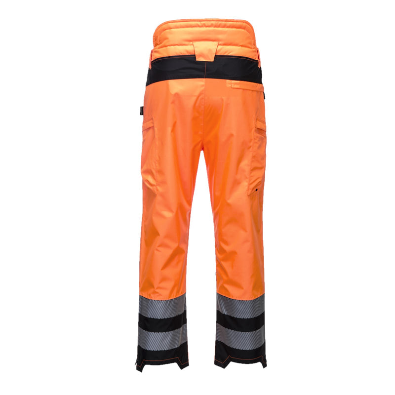 Pantalone impermeabile alta visibilità da lavoro giallo o arancio T. S-3XL PORTWEST PW342