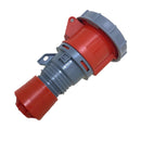 Presa Mobile Industriale IP67, Grigio/Rossa, 32A 3P+T senza cavo - Tecnista