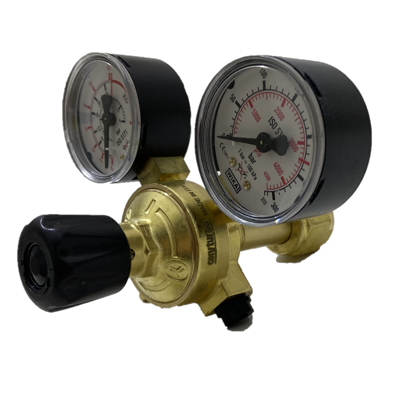 Regolatore Per Gas Argon/CO2 – Manometri Saldatura MIG/TIG, Ingresso CGA580, Modello YAQISHUANGBIAO