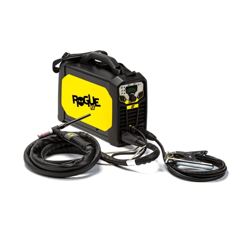 TIG HF and MMA 180A inverter welding machine with ESAB ROGUE ET 180i accessories