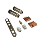Set ricambi torcia a filo saldatura MIG BZ 24-240 ugelli, punte guidafilo, supporto punte 16 pezzi