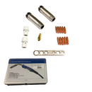 Set ricambi torcia a filo saldatura MIG BZ 36 ugelli, punte guidafilo, supporto punte, molle 16 pezzi