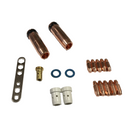 Set ricambi torcia a filo saldatura MIG BZ 501 ugelli, punte guidafilo, supporto punte 18 pezzi