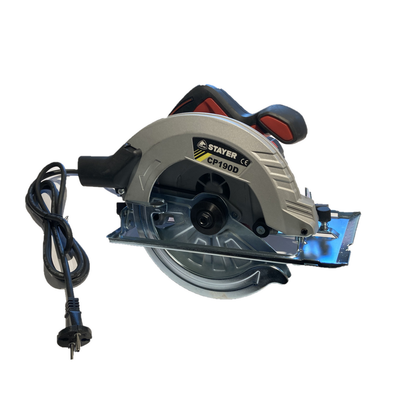 Hand circular saw for 190 mm disks Max 66 mm wooden cut with side guide Stayer CP190D