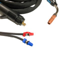 Torcia saldatura a filo MIG snodata a raffreddamento liquido lungh. 4 mt att. EURO ERGOPLUS 500