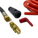 Torcia TIG connettore da 25 (piccolo) con ricambi e elettrodi