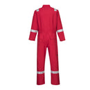 Tuta da saldatore Silver Araflame ignifuga Colore Rosso T. XS-5XL PORTWEST AF73