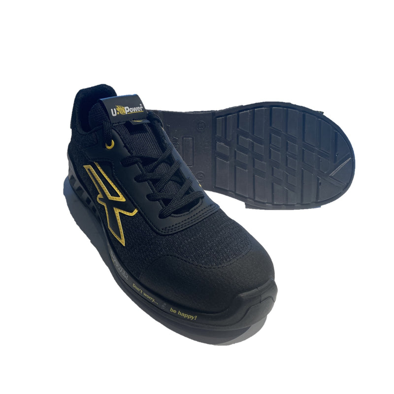 Base Protection Marathon Scarpa Antinfortunistica, da Uomo e Donna, Nero/Blu /Giallo, Taglie 36 Base Protection Marathon Scarpa Antinfortunistica, da Uomo e Donna, Nero/Blu /Giallo, Taglie 36