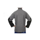 Giacca-da-saldatore-in-cotone-ignifugo-grigio/nero-t-M-a-3XL-WELDAS-ARC-KNIGHT-38-4350