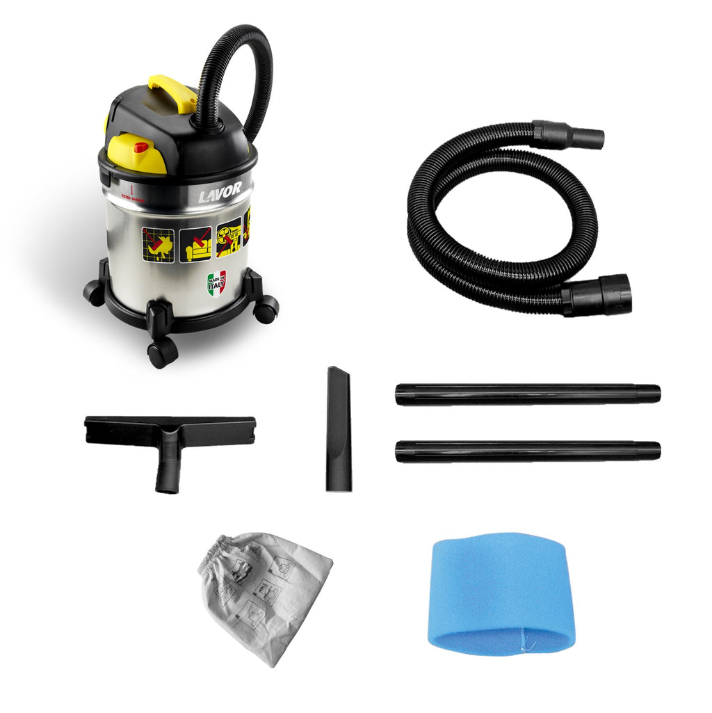 Bidone Aspiratutto Aspira liquidi-polvere 20 Litri 1200W LAVOR VAC 20 Bidone Aspiratutto Aspira liquidi-polvere 20 Litri 1200W LAVOR VAC 20