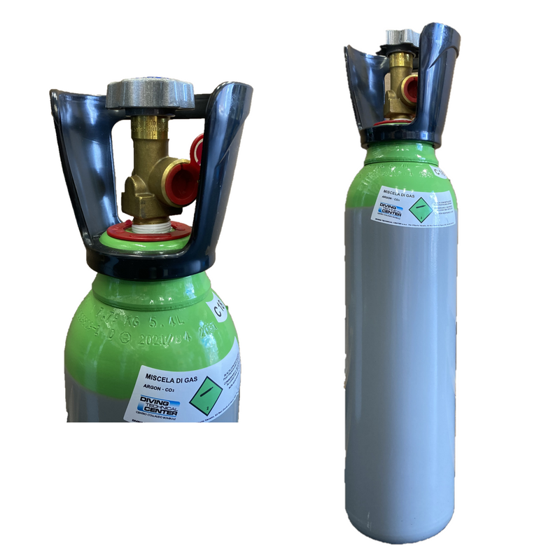 bombola-gas-miscela-Argon/CO2-C18-Ar/CO2-per-saldatura-5-litri-ricaricabile-nuova-generazione-con-valvola-residuale-per-saldobrasatura-saldatura-a-Filo-MIG/MAG