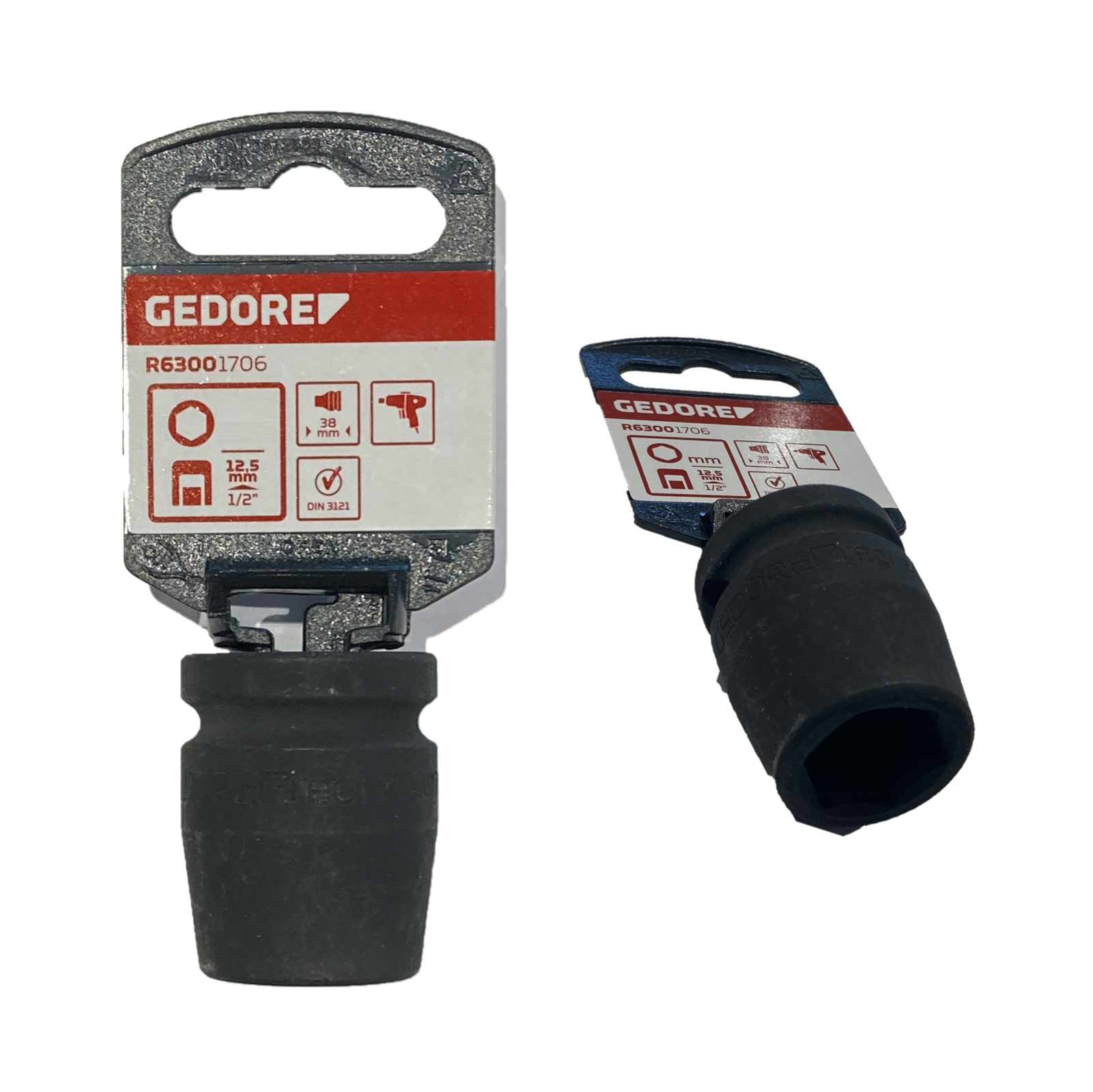 Quadro Passante GEDORE 3/8” – Testa A Fungo, Attacco 1/4”, Coppia Max 62 Nm, Per Chiave Dinamometrica Torcofix K, Prodotto In Germania