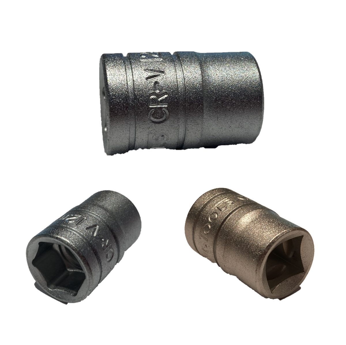 Adattatore Per Bussola 3/8'' Esagonale A Quadrato Per Chiave Elettrica, Con Sfera Anti-caduta, Acciaio Al Carbonio, 13,9x29x9,5 Mm