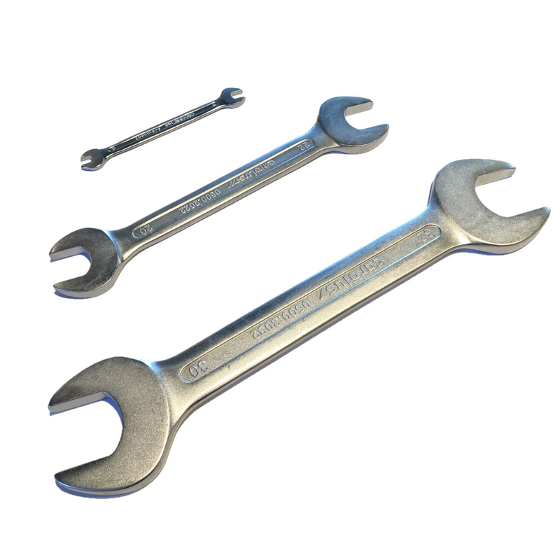 Chromium-vanadium steel fixed wrench 15 models from 6 to 41mm