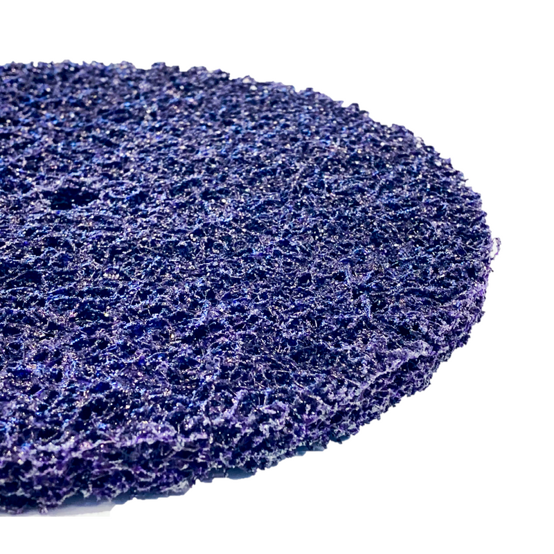 3 Dischi Abrasivi CSD 125mm - Per Rimozione Ruggine E Vernice, Viola, Per Smerigliatrice - Foto 3