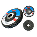 Disco-globe-pulitura-profonda-Globe-Scrubber-diametro-115mm-decapaggio-inox-grana-media