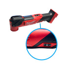 Utensile Multifunzione oscillante a batteria con velocità variabile e accessori MILWAUKEE M18 FMT-0X