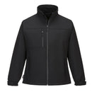 Giacca-da-donna-SOFTSHELL-NERA-taglie-da-XS-a-2XL-PORTWEST-TK41