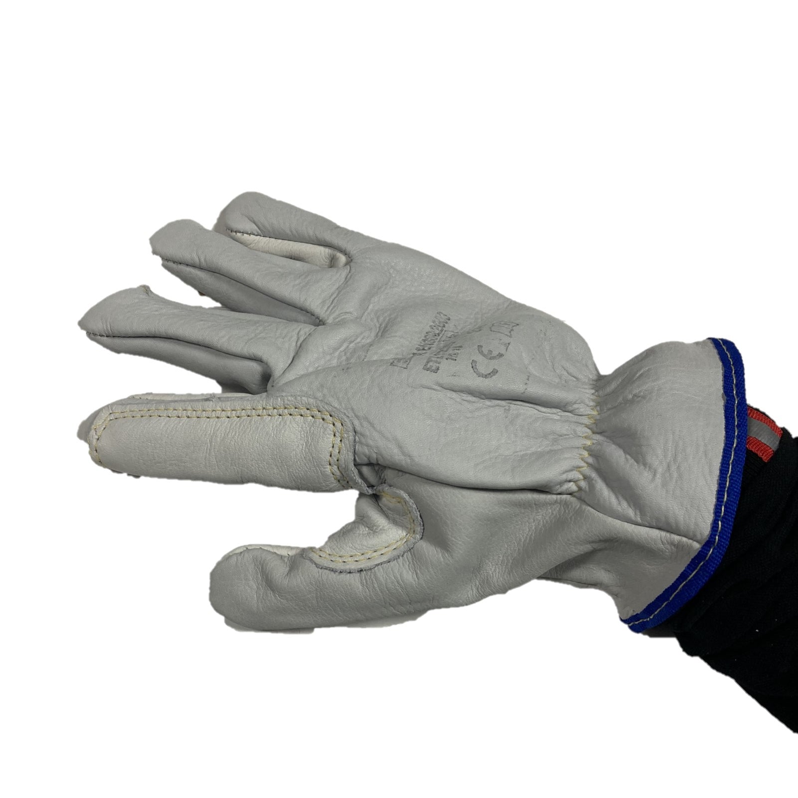 Guanti Moto Vintage In Pelle Goffrata Giallo Coyote