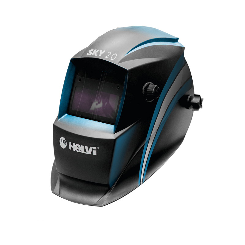 Maschera-Casco-Autoscurante Saldatura-MIG-ed-Elettrodo-2-sensori-Helvi-Sky-2.0-Tecnista